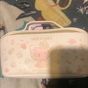 Wet n Wild Hello Kitty 50th Anniversary White and Pink Makeup Bag
